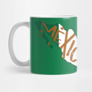 Mexico country typography Mug